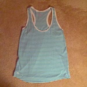 Blue and White Striped tee-shirt